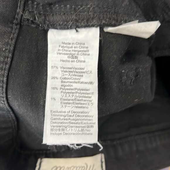 Madewell 9" Mid-Rise Roadtripper Skinny Jeans in Bennett Wash, Size 26 - Picture 9 of 10